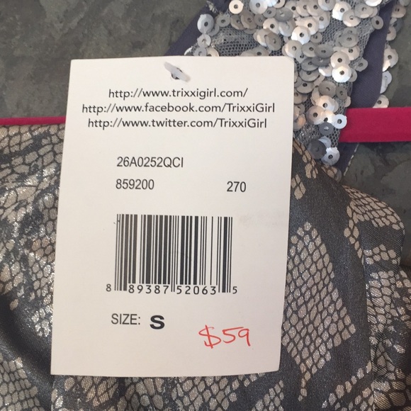 ❤️ NWT Sparkly NYE Snakeskin Dress 🥂 - Picture 8 of 8